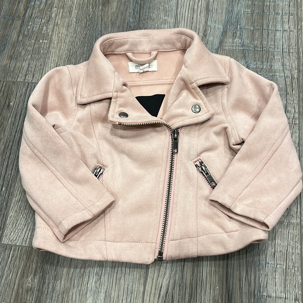 Faux Suede Baby Jacket